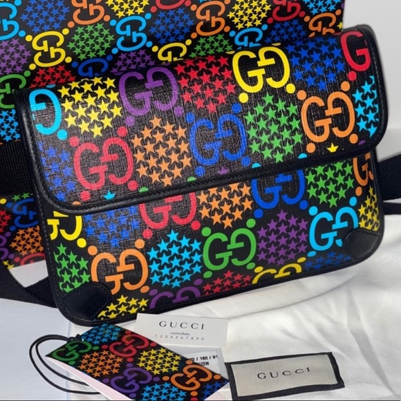 Authentic Gucci psychedelic bum bag belt Fannypack